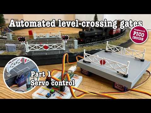 Automated level crossing gates for your model railway – Part 1: servo control with Raspberry Pi Pico