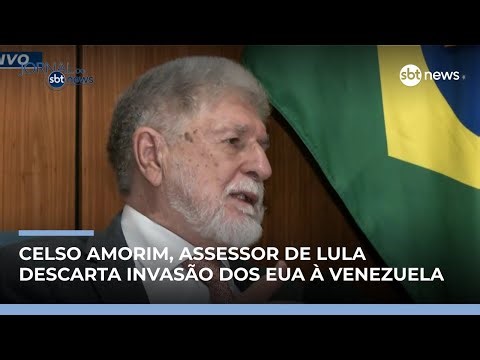 Celso Amorim, assessor de Lula, descarta invasão dos EUA à Venezuela | #JornaldoSBTNews