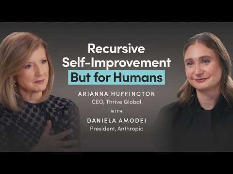 Let's Stop Placing All Our Bets on the Machines | Daniela Amodei & Arianna Huffington FULL INTERVIEW