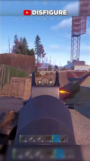 POV: First Time trying M16 😭😳 #disfigure #rust #shorts