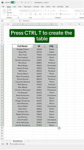 HOW TO CREATE SLICER IN EXCEL #yt #shortcuts #shorts #excel #slicer #table #excelhacks#exceltutorial