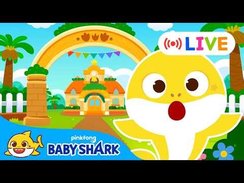 🔴 LIVE 24 Hours!🦈 Back to School with Baby Shark 🏫🚌 Learning through Play | Baby Shark Official