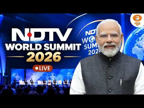LIVE: PM Modi Addresses NDTV World Summit 2026