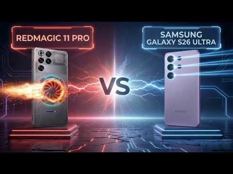 Red Magic 11 Pro vs Samsung Galaxy S26 Ultra – Gaming Beast vs Camera King!