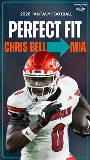 Dolphins Rookie Chris Bell a PERFECT Fit... But Not in Year 1 | Fantasy Football #shorts