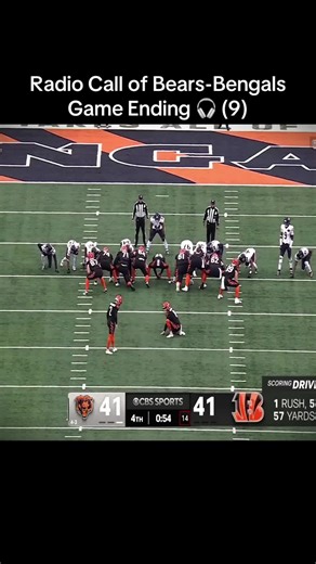 Bears vs Bengals Game Ending Radio Highlights