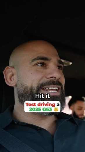Test driving a 2025 G63, and it sounds different