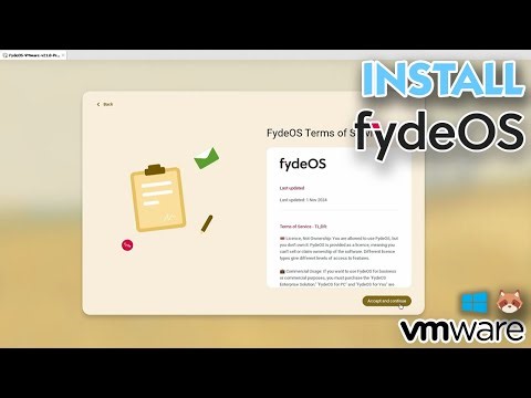 How to Install FydeOS on VMware and Fix the Play Store