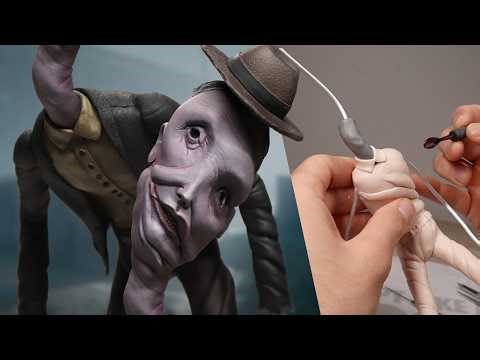 I Made the Most DISTURBING Video Game Boss… | Polymer Clay Sculpture