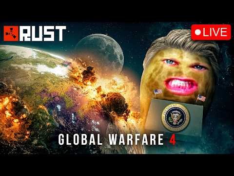 🔴LIVE | RUST: GLOBAL WARFARE | PEANUT PRESIDENT OF THE UNITED STATES WITH LAUNCH CODES | #BUNGULATE