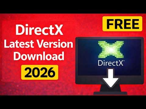 How to Download DirectX Latest Version FREE 2026 | Directx Runtime Download | directx dl