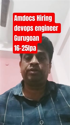 Amdocs Hiring DevOps Engineer | Gurgaon | AWS Kubernetes Jobs 2025