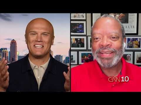 Full Interview: Trumpeter pivots to sing National Anthem after horn malfunction