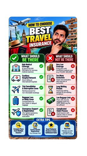 Best Travel Insurance in 2026 ✈️ 5 Things to Check