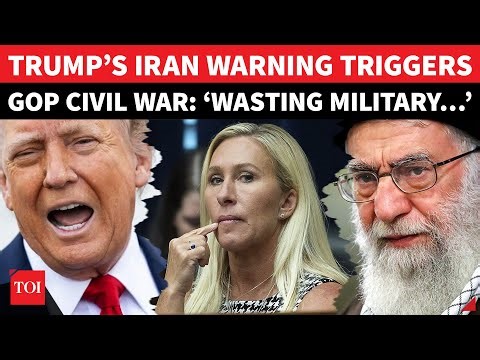 US Forces To Invade Iran? Marjorie Greene, Thomas Massie BLAST Trump Threat To Khamenei Regime