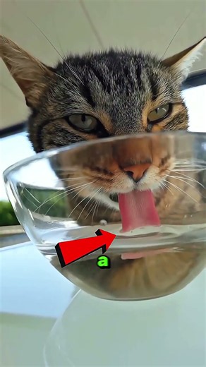 How Cats Drink Water Will Blow Your Mind 🤯