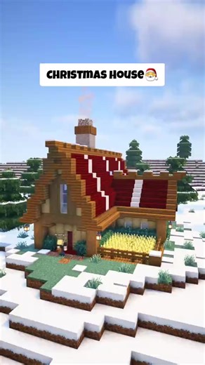 Christmas House Minecraft Tutorial for Festive Builds