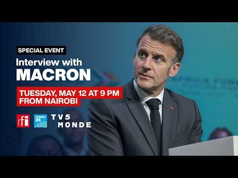 Watch: Macron speaks to FRANCE 24 as Africa Forward Summit wraps up • FRANCE 24 English