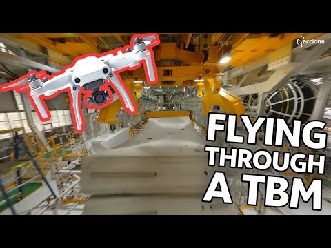 Flying through a Tunnel Boring Machine!