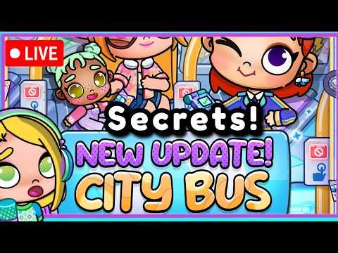 (LIVE) CITY BUS IS HERE! SECRETS! Avatar World Update!
