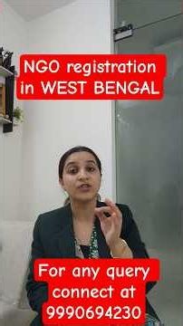 NGO registration in WEST BENGAL #shorts #ytshorts #trendingshorts