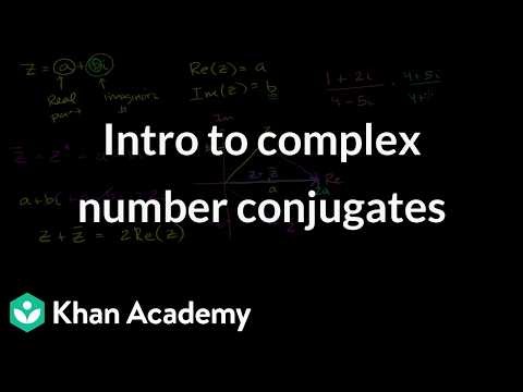Intro to complex number conjugates | Math | Khan Academy (IN accent)