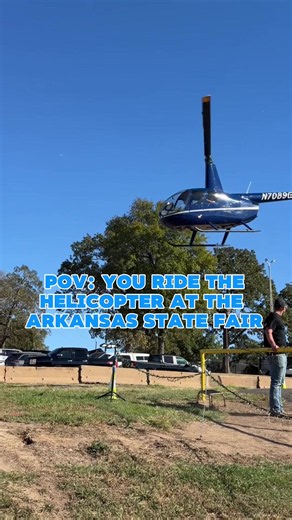 Arkansas State Fair Helicopter Ride POV — Fairground Views & Vibes