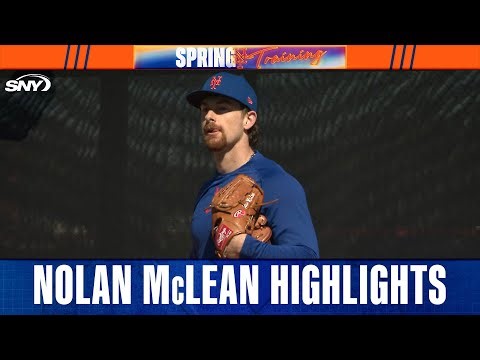 Nolan McLean Mets Highlights from Port St. Lucie