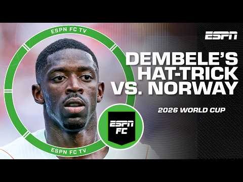 Ousmane Dembele’s LEGENDARY hat-trick vs. Norway 🔥 2026 World Cup | ESPN FC
