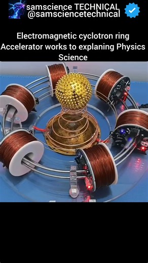 "How Electromagnetic Cyclotron Ring Accelerators Work | Spiral Particle Physics Explained"