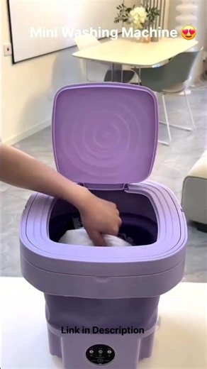 👉 Mini Portable Washing Machine 😍 Wash Anywhere | Travel & Home Must Have