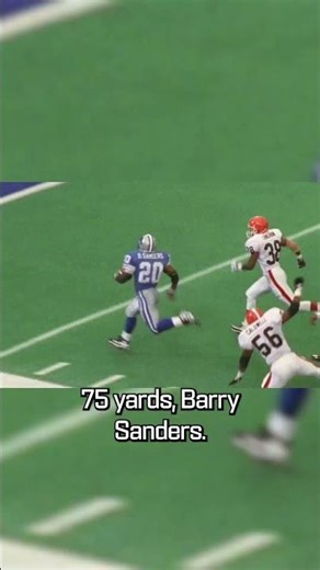 how did Barry Sanders always know where the ref was? 😂