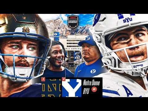 LIVE from GameDay: Can BYU Take Down Notre Dame?! Week 7 CFB Preview | Countdown to GameDay