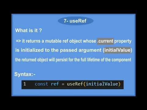 Summary of Hooks in React