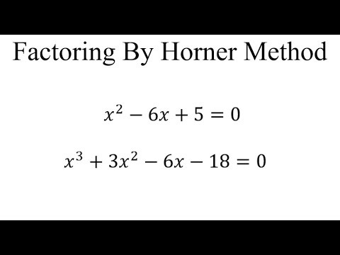 Factoring Polynomials by Horner Method | A Very Powerful Technique to Make Your Learning Easier