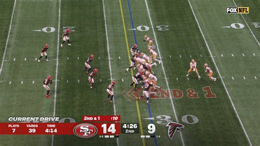 The @AtlantaFalcons knock it loose and recover the fumble! SFvsATL on FOX/FOX One Stream on @NFLPl…