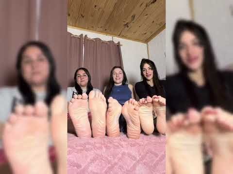 3 Women Pretty Feet Pretty Soles #ebony #toes #feet