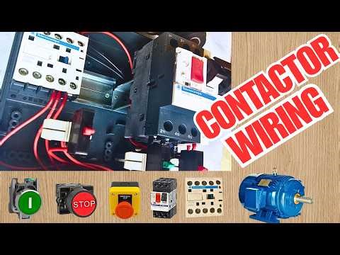 CONTACTOR WIRING DIAGRAM FOR MOTOR CONTROL