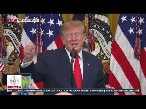 FULL EVENT: President Trump Holds Exciting Columbus Day Celebration - 10/09/26