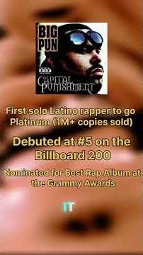Big Pun: The First Latino Rapper to Go Platinum — And the Weight That Killed Him at 28