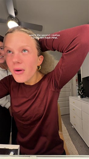 Watch me realize i dyed my hair pink… | Pink Hair Dye