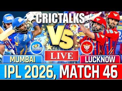 🔴 Live: MI v LSG, IPL 2026, Cricket Live Match Today Scores & Commentary, Last 8 Overs