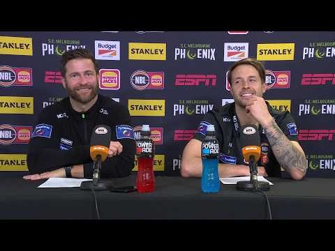 Josh King and Nathan Sobey press conference vs Illawarra Hawks - Round 3, NBL27