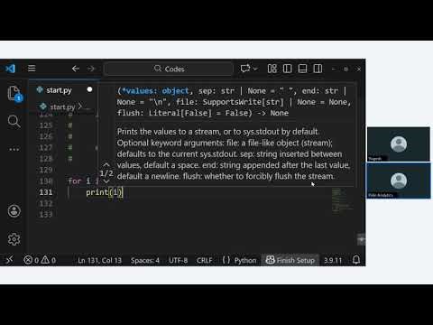 Python 11 AM Batch Python Nested Loops Training : Session 7