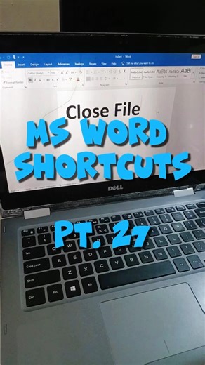 MS Word Shortcut Pt. 27: How to Close File | Keyboard Shortcut #PCtutorial #MSworc #ShortcutKeys
