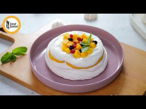 Mango Pavlova Recipe By Food Fusion