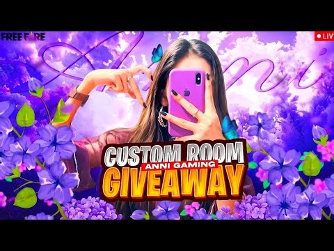 🔴LIVE FREE FIRE CUSTOM ROOM || FF LIVE REDEEM CODE & DIAMOND GIVEAWAY 🥰 #FREEFIRE #FFLIVE #GIRLGAMER