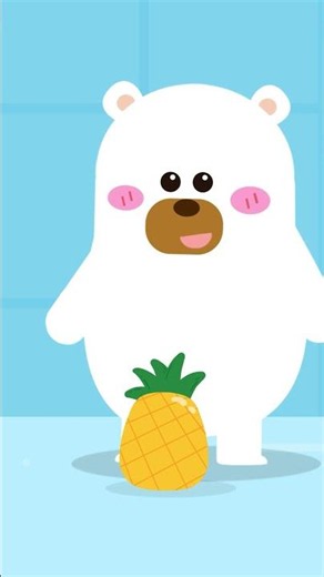 ❄️ Pineapple Surprise! | Letter P #kidslearning #colors #fruits #abcd #alphabet #englishlearning