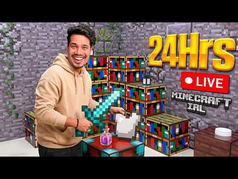 FINALE - 24Hrs IRL HARDCORE MINECRAFT STREAM 😱 | GAMERFLEET
