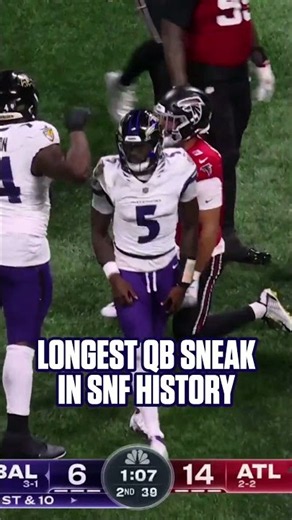 Tyler Huntley Gets a 16-Yard QB Sneak #NFl #BaltimoreRavens #Ravens